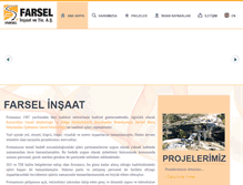 Tablet Screenshot of farselinsaat.com